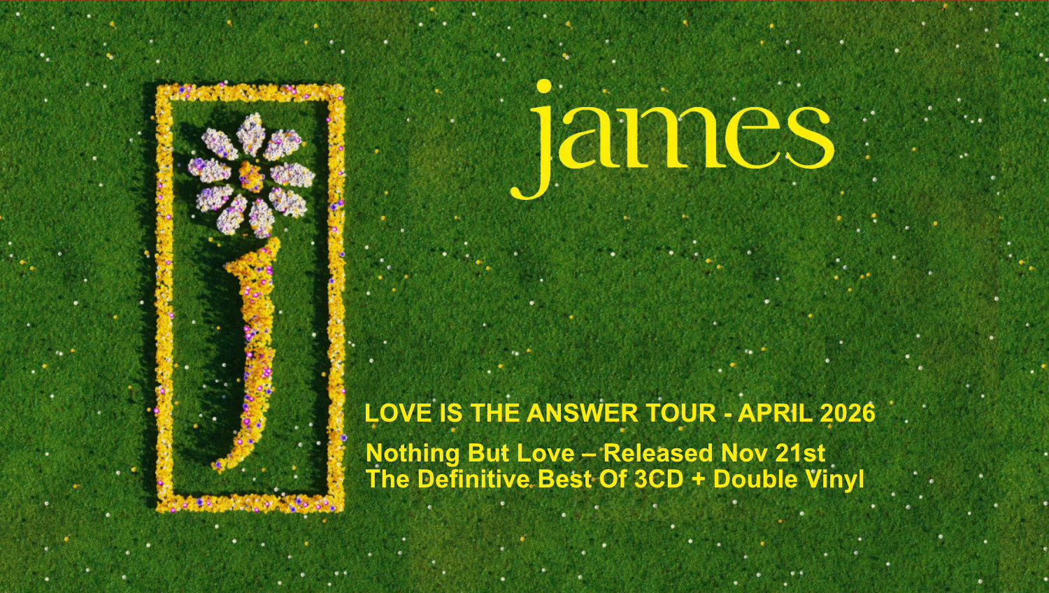 James tour and best of album